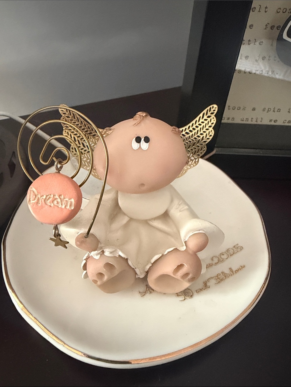 Angel Cheeks - Gardian Angel figurine